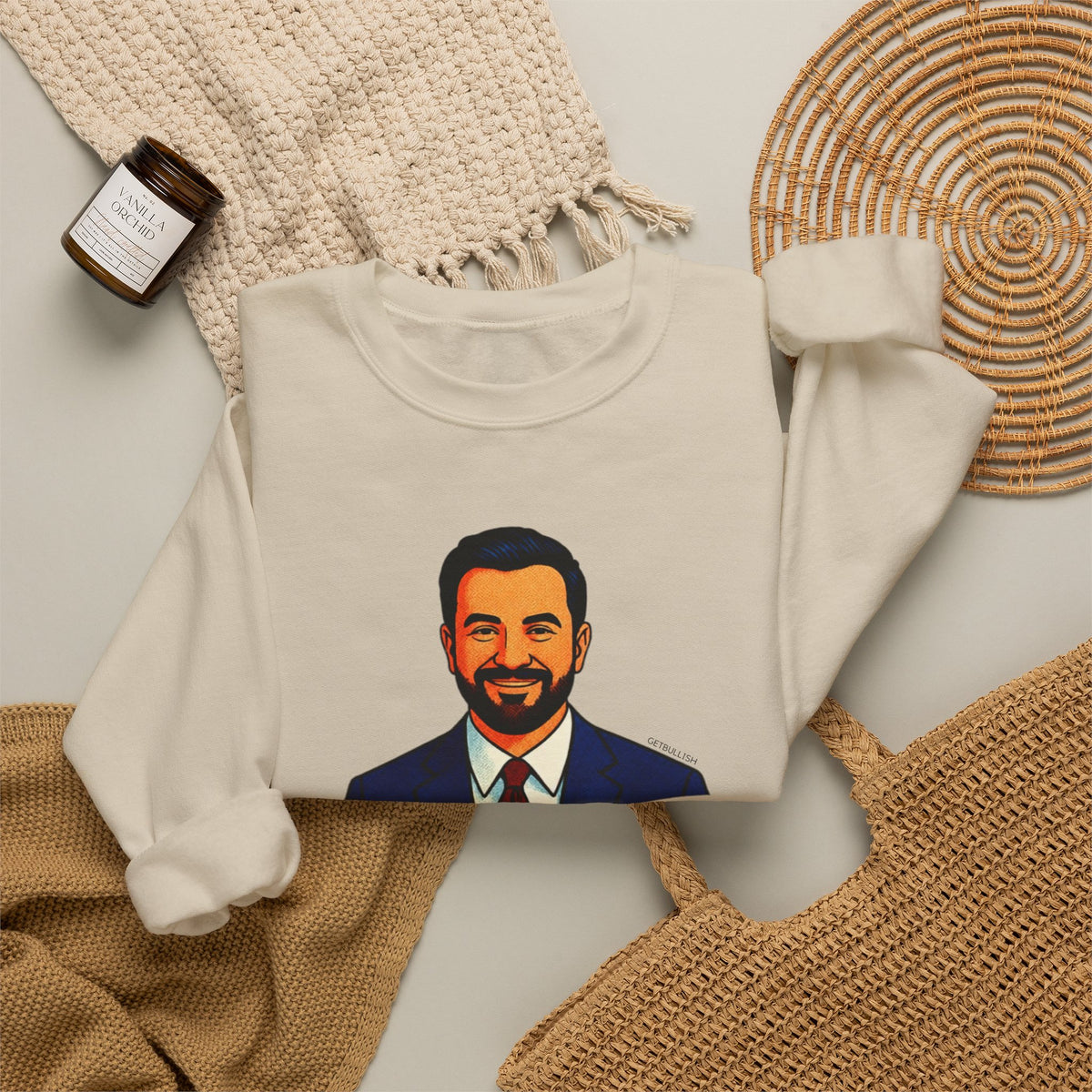 America's Mayor Turned Me Into a Gay Communist and I Like It Mamdani Unisex Heavy Blend™ Crewneck Sweatshirt [Sizes S-5X]