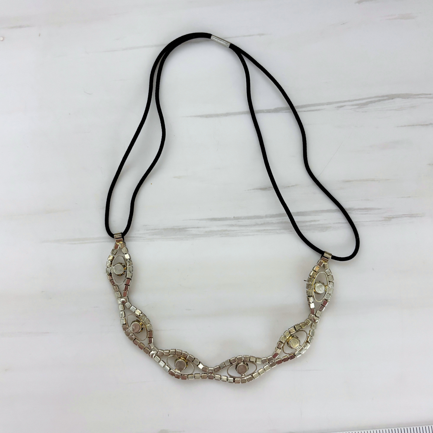 The Eyes Are Diamonds Stretch Headband Tiara | Rhinestone Bejeweled | One Size Fits Most