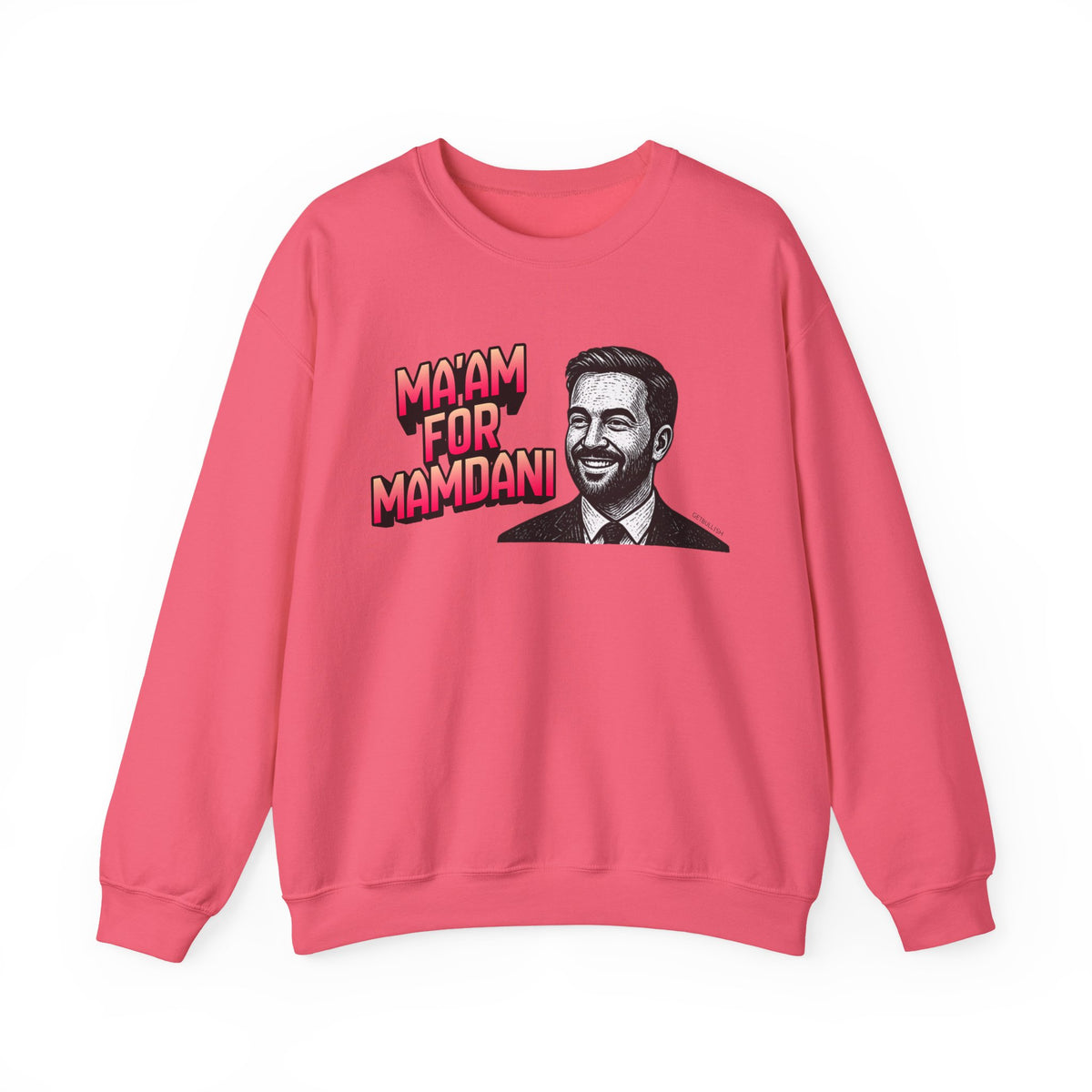 Ma'am for Mamdani NYC Mayor Unisex Heavy Blend™ Crewneck Sweatshirt [Sizes S-5X]