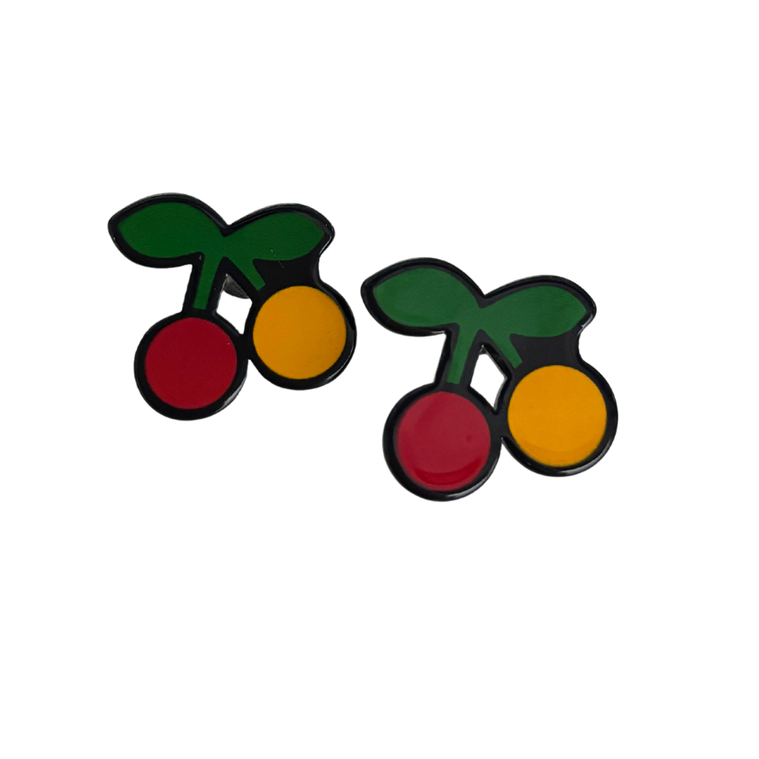 Pop Art High Gloss Statement Stud Earrings | 10 Designs to Choose From