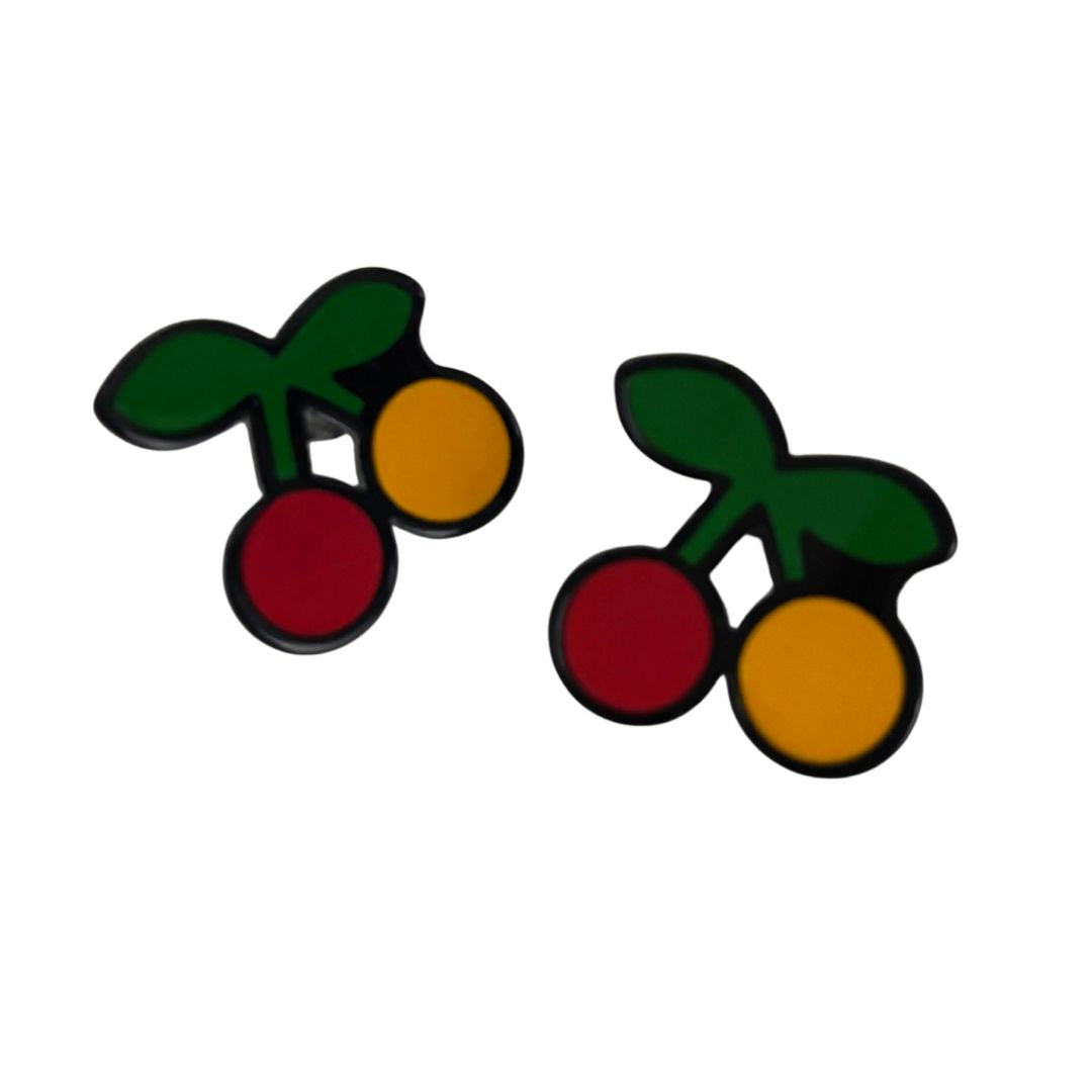 Pop Art High Gloss Statement Stud Earrings | 10 Designs to Choose From