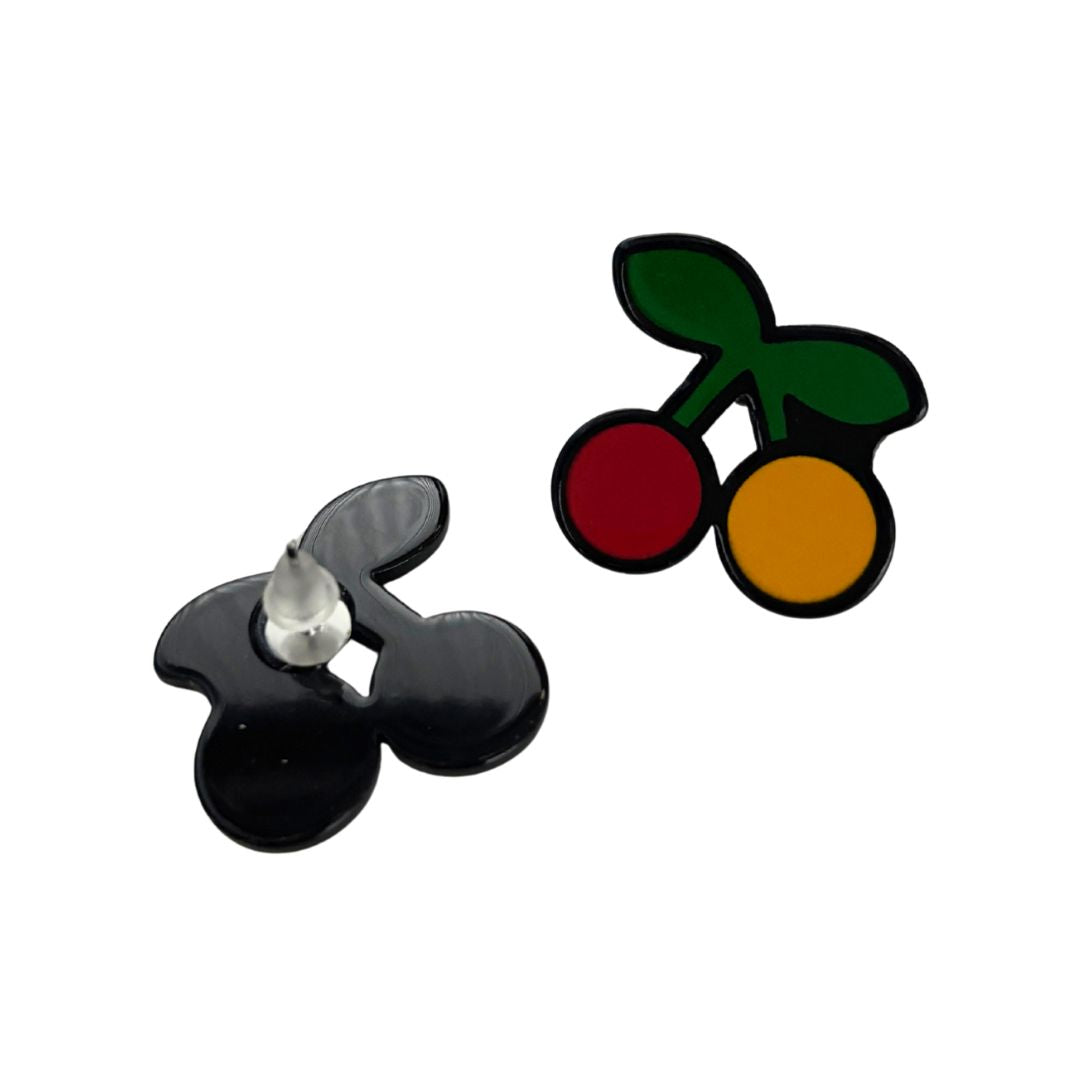 Pop Art High Gloss Statement Stud Earrings | 10 Designs to Choose From