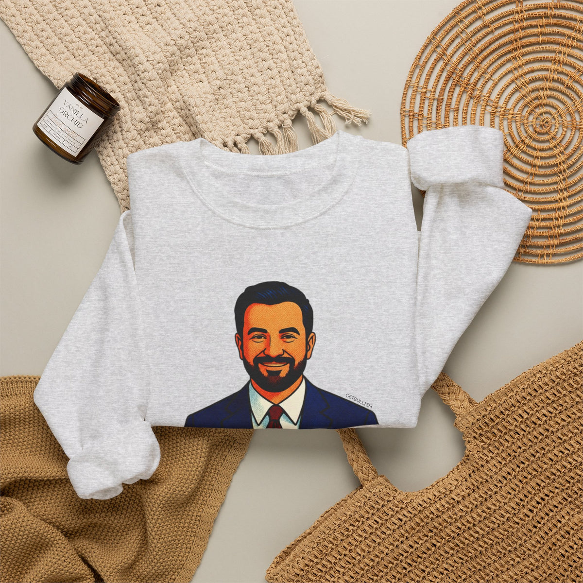 America's Mayor Turned Me Into a Gay Communist and I Like It Mamdani Unisex Heavy Blend™ Crewneck Sweatshirt [Sizes S-5X]