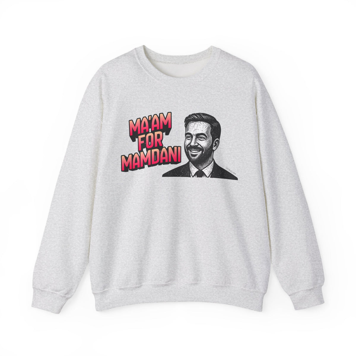 Ma'am for Mamdani NYC Mayor Unisex Heavy Blend™ Crewneck Sweatshirt [Sizes S-5X]
