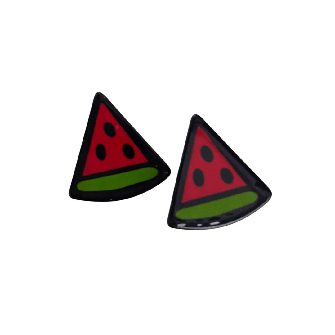 Pop Art High Gloss Statement Stud Earrings | 10 Designs to Choose From