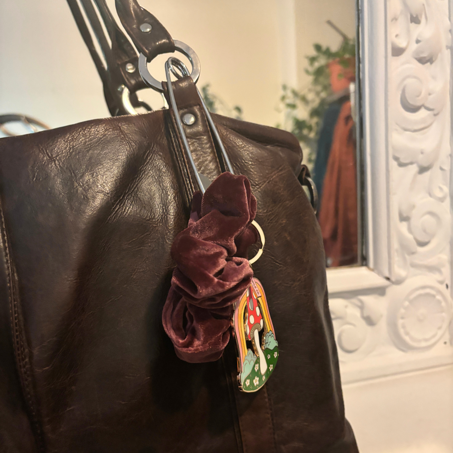 Giant Safety Pin Hair Clip | Punk Bun Pin | 5" Silver | Bag Charm or Keychain