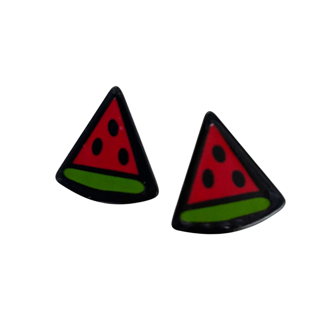Pop Art High Gloss Statement Stud Earrings | 10 Designs to Choose From