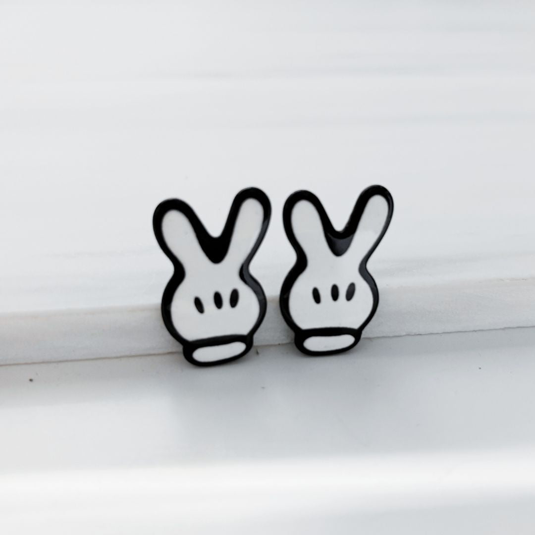 Pop Art High Gloss Statement Stud Earrings | 10 Designs to Choose From