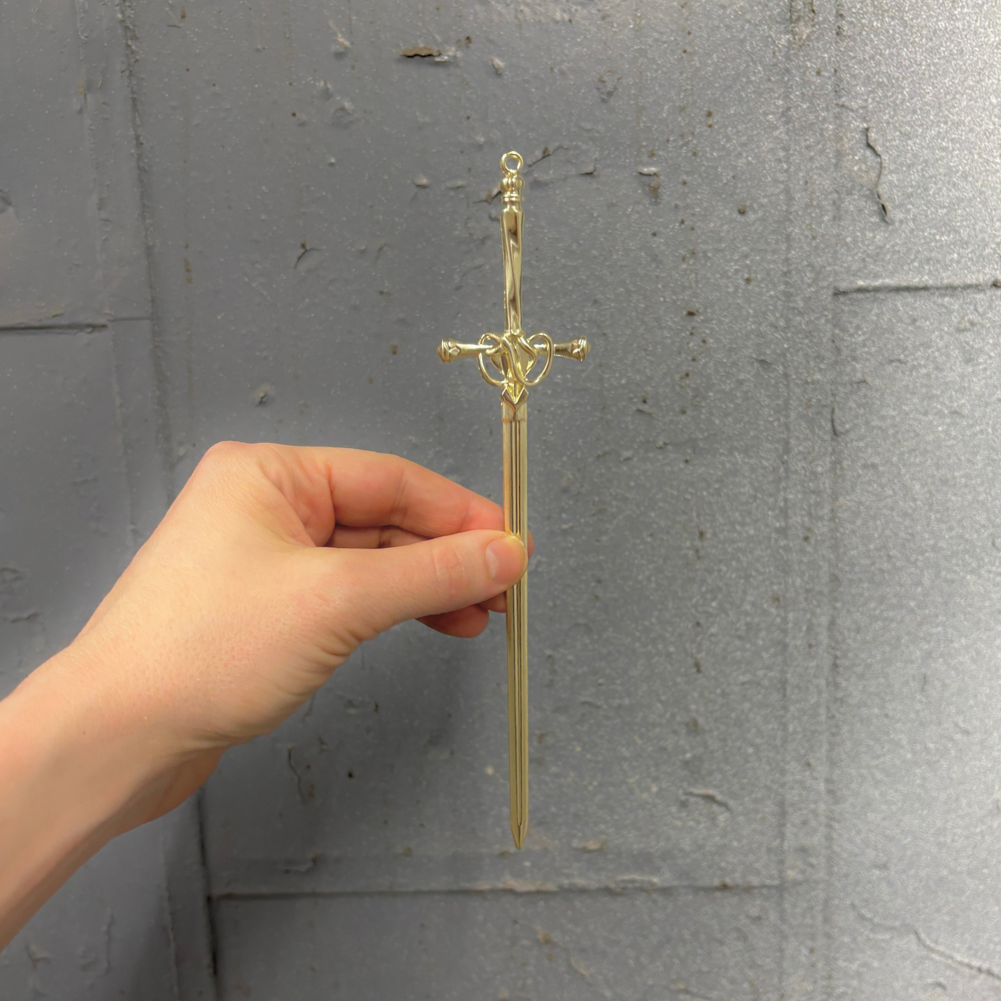 Sword Hair Stick or Letter Opener in Champagne Gold
