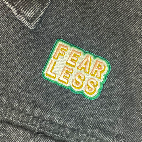 Fearless Iron-on Embroidered Patch | Heat-seal Patches Accessories