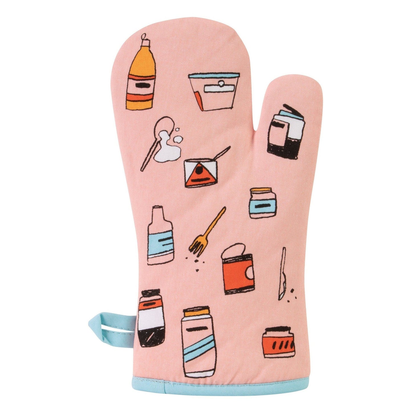 5pm Me: I Love Cooking. 7pm Me: Fuck This Oven Mitt | Thermal Pot Holder | BlueQ at GetBullish