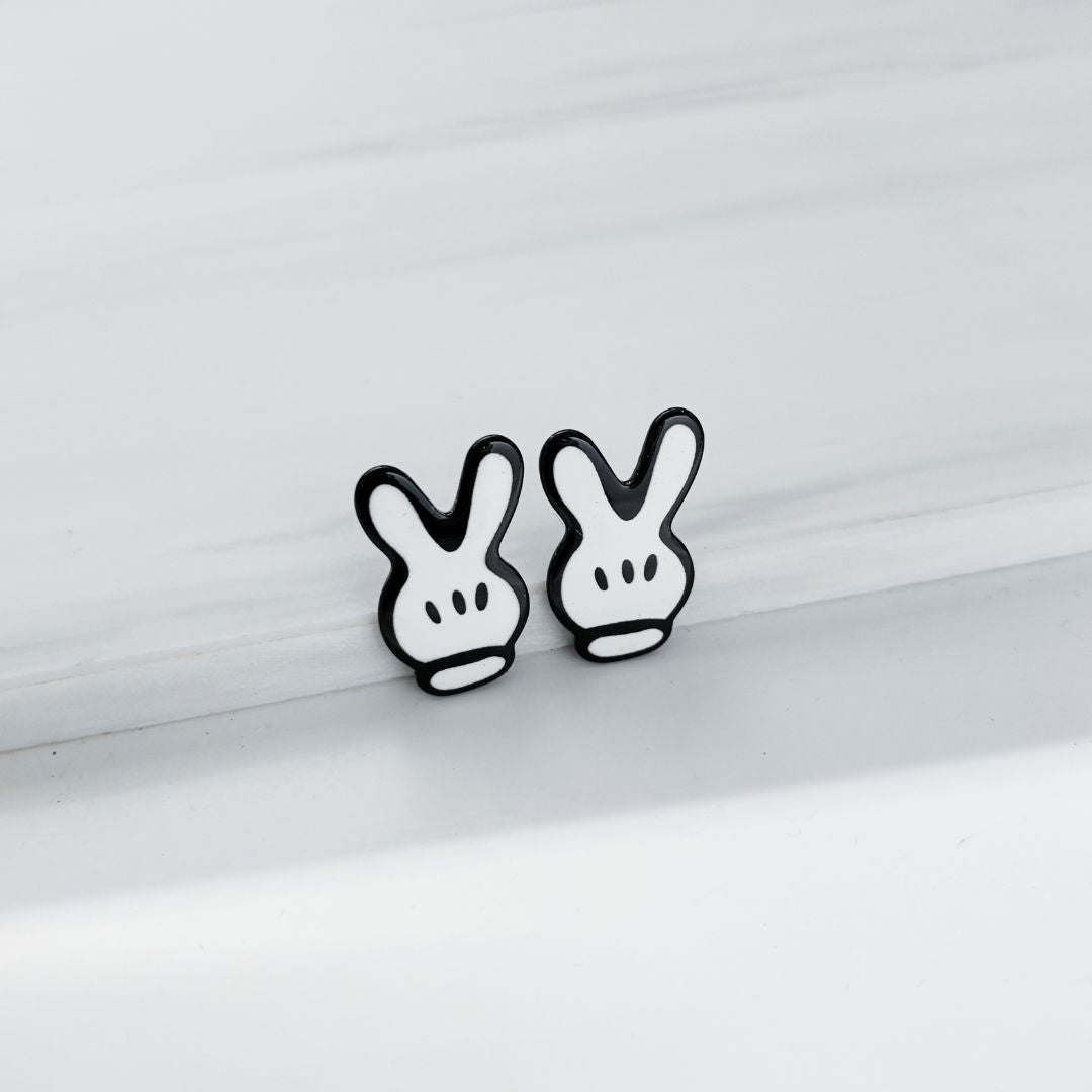 Pop Art High Gloss Statement Stud Earrings | 10 Designs to Choose From