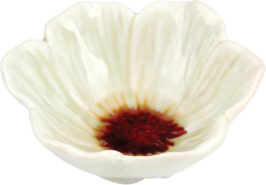 Lily Garden Stoneware Bowl | Cream Floral Catch-All | 47th & Main