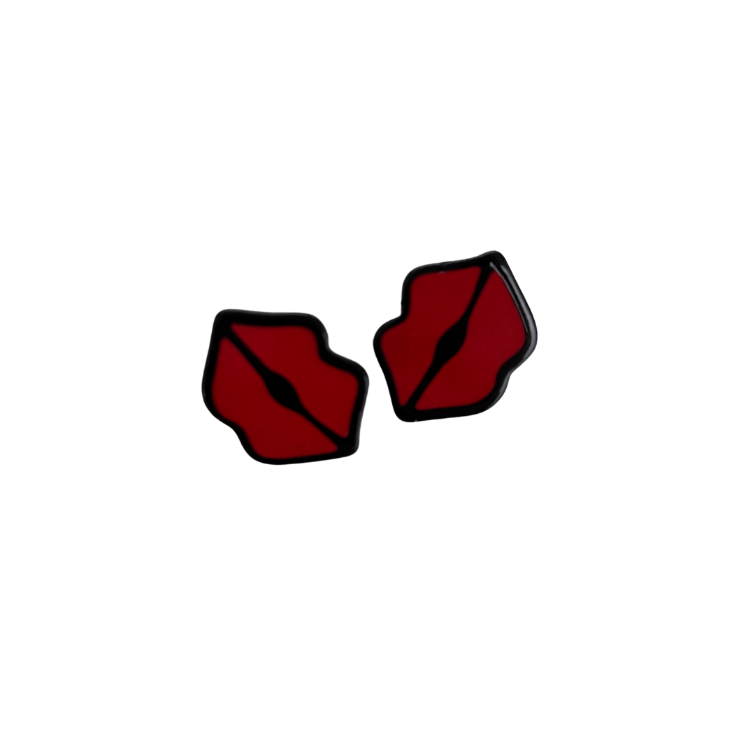 Pop Art High Gloss Statement Stud Earrings | 10 Designs to Choose From