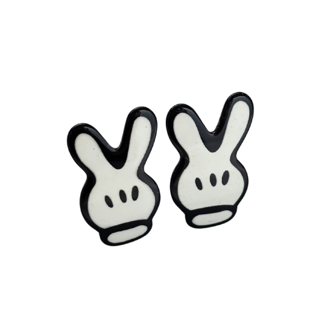 Pop Art High Gloss Statement Stud Earrings | 10 Designs to Choose From