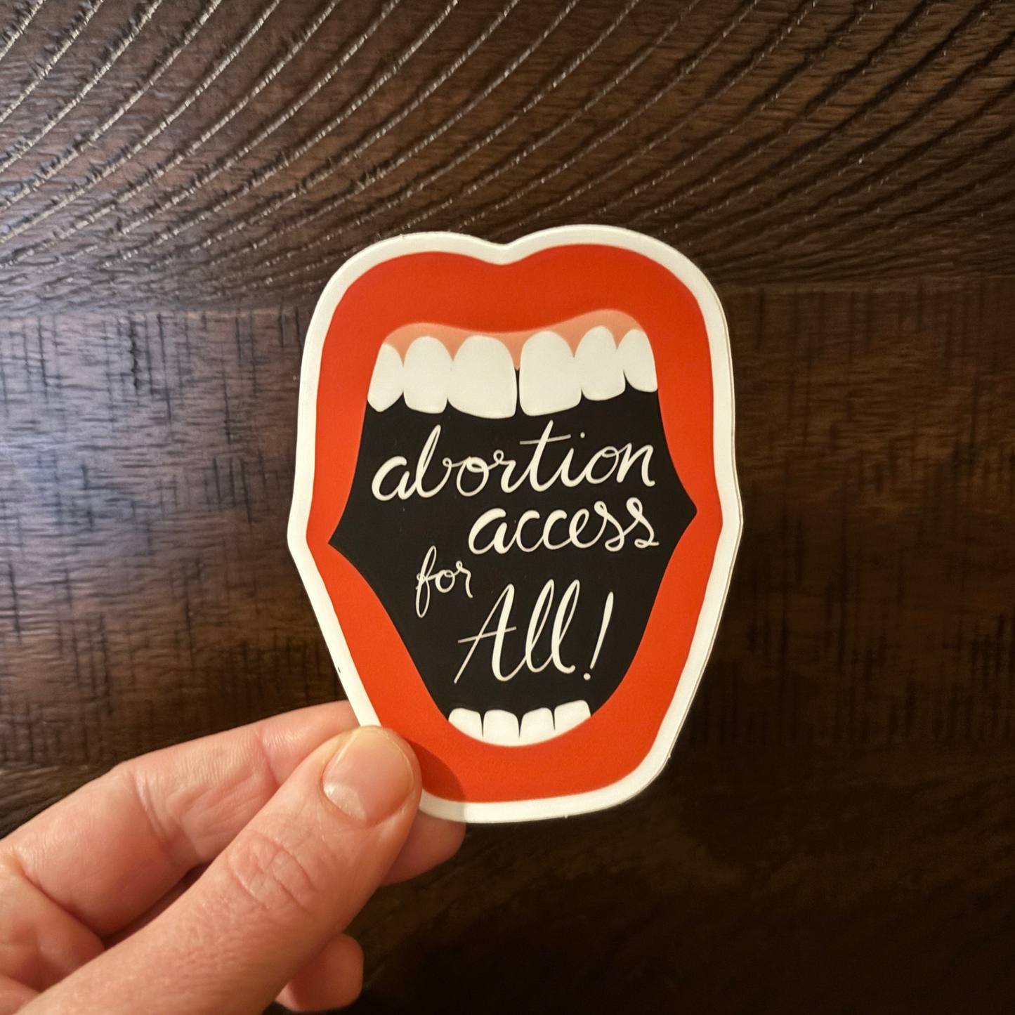 Abortion Access for All Vinyl Sticker | 3.5"