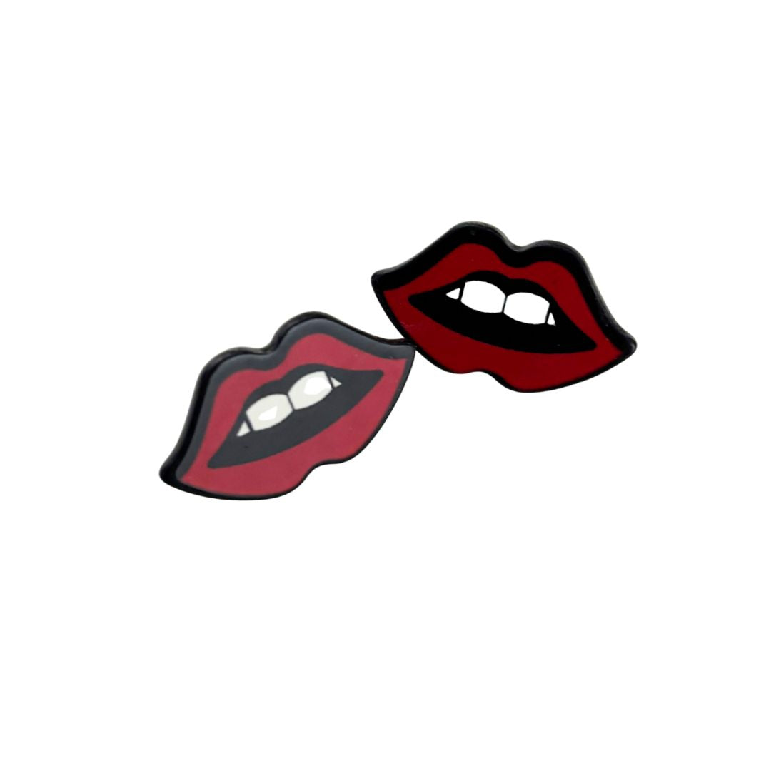 Pop Art High Gloss Statement Stud Earrings | 10 Designs to Choose From
