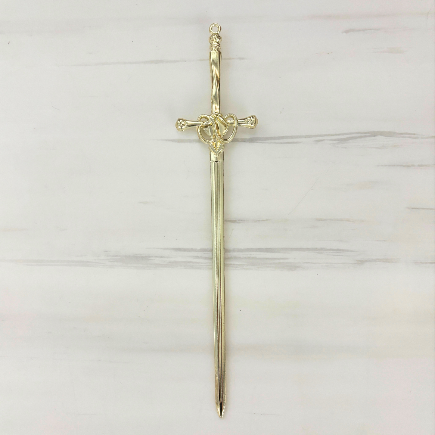 Sword Hair Stick or Letter Opener in Champagne Gold