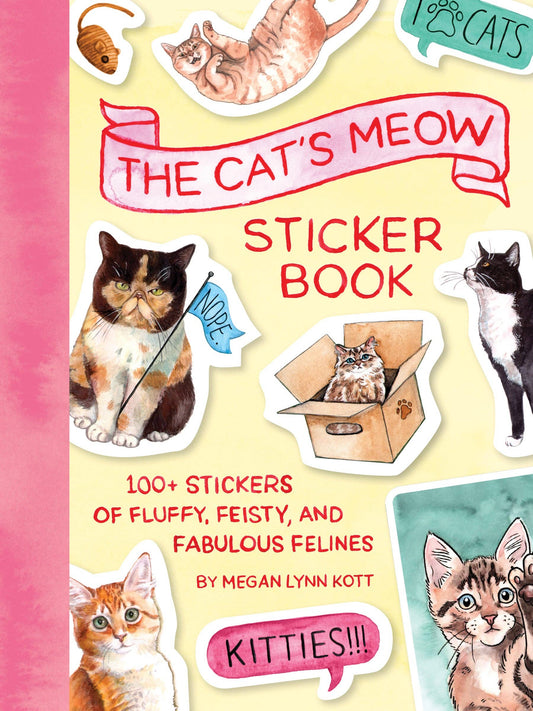 Cat's Meow Sticker Book | 100 Feline Stickers