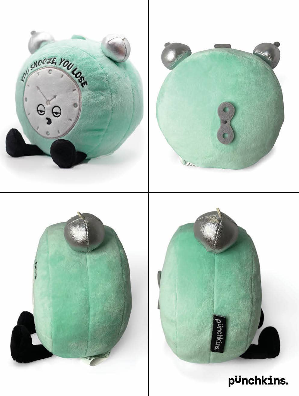 You Snooze You Lose Alarm Clock Plush
