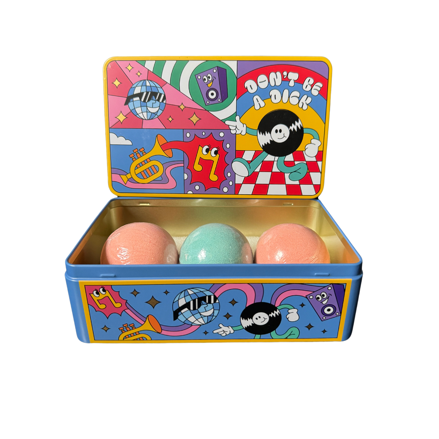 Bath Bomb Set in Reusable Tin Box