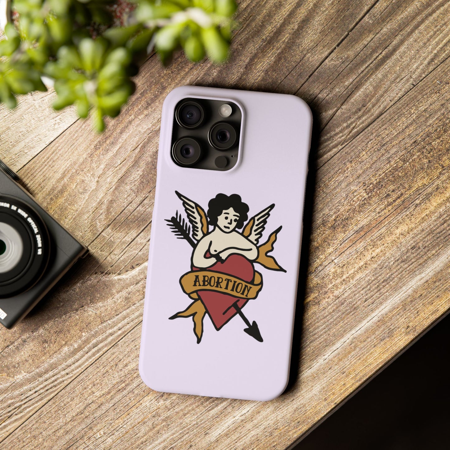 Abortion Vintage Tattoo Art Slim Phone Case - Many iPhone Models Available