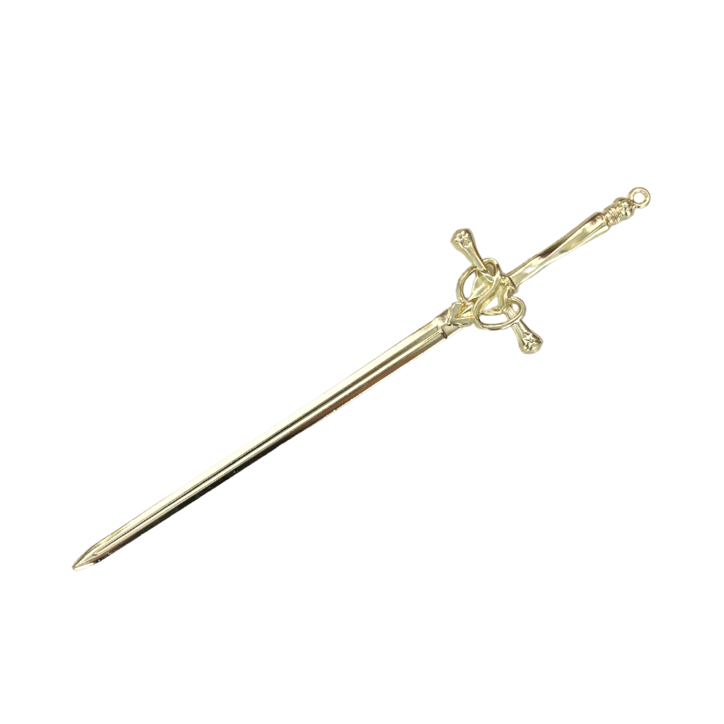 Sword Hair Stick or Letter Opener in Champagne Gold