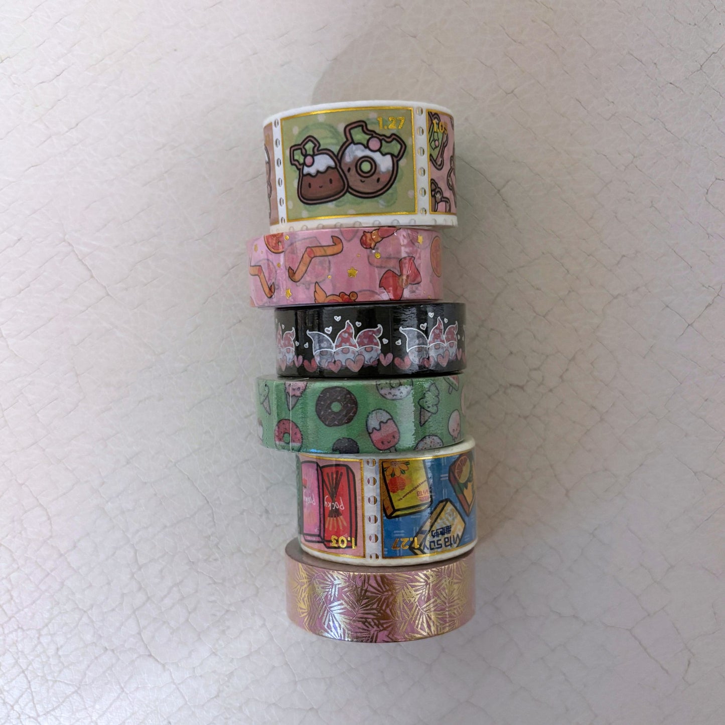 Washi Tape Mystery Pack | Set of 6 Fun Bundle of Decorating Tape
