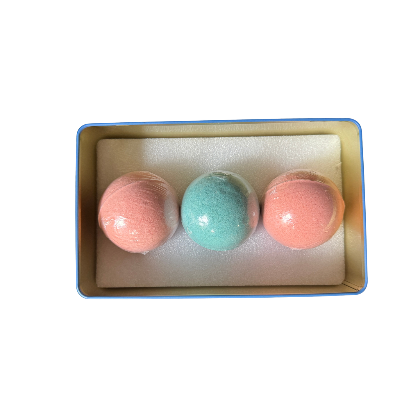 Bath Bomb Set in Reusable Tin Box