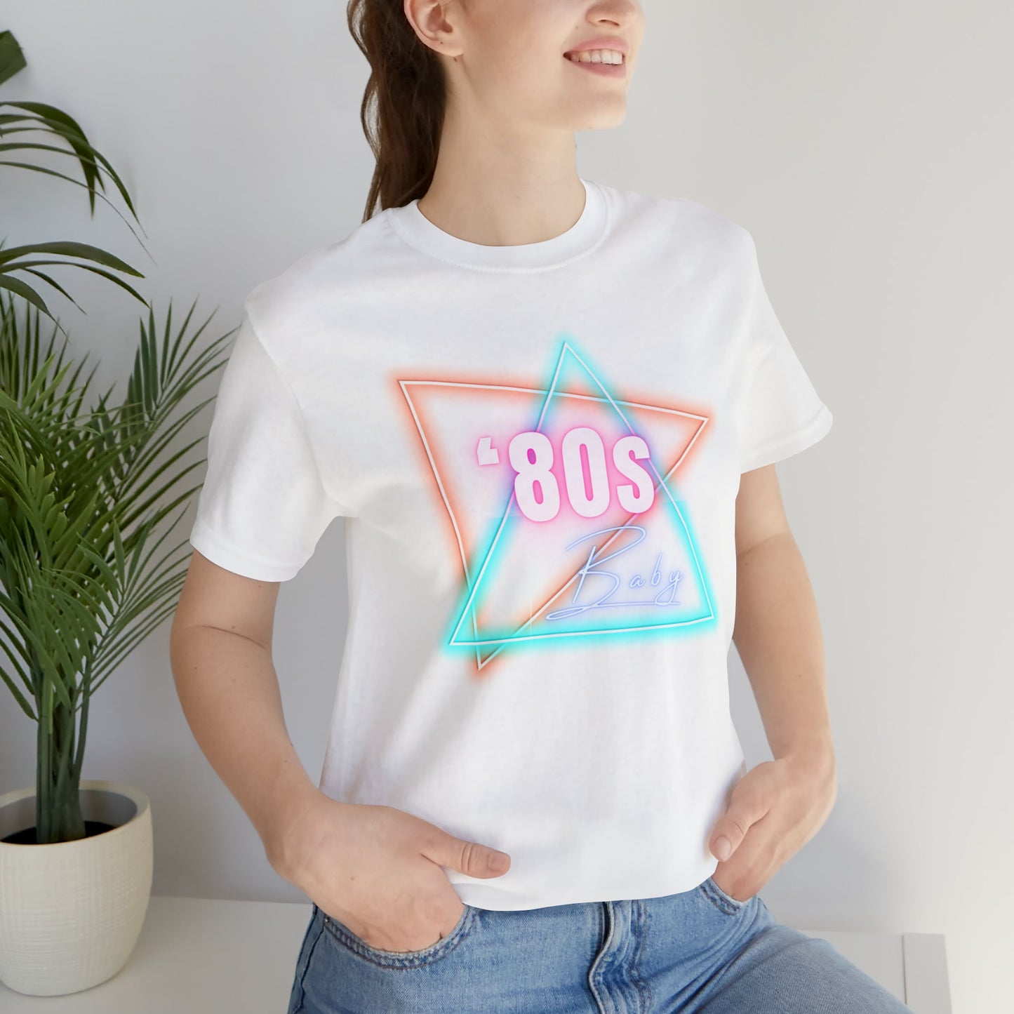80's Baby Retro Jersey Short Sleeve Tee [Multiple Color Options]