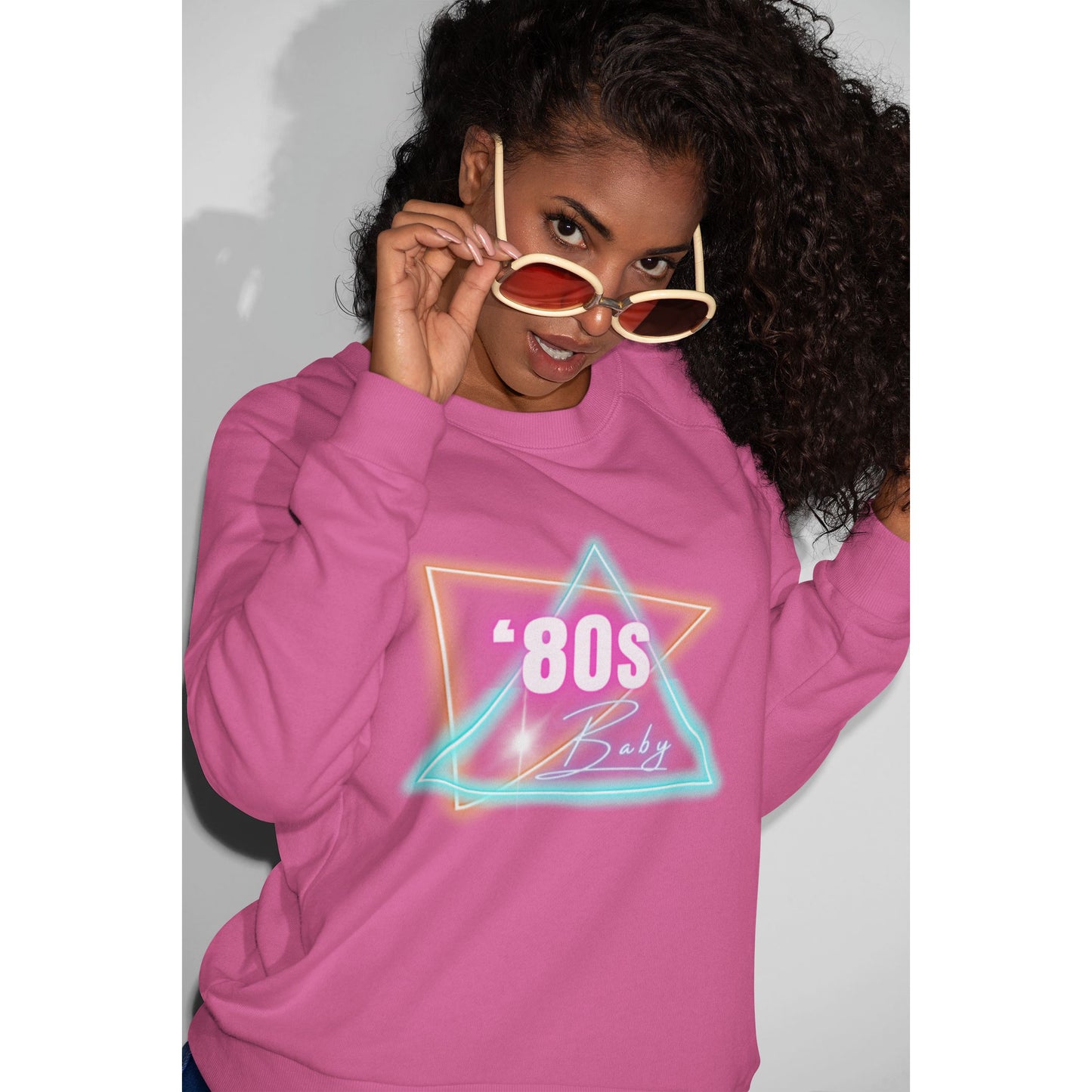 80's Baby Retro Unisex Heavy Blend™ Crewneck Sweatshirt