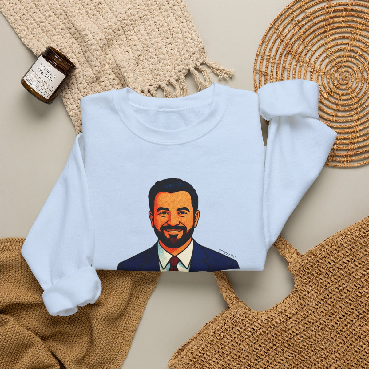 America's Mayor Turned Me Into a Gay Communist and I Like It Mamdani Unisex Heavy Blend™ Crewneck Sweatshirt [Sizes S-5X]