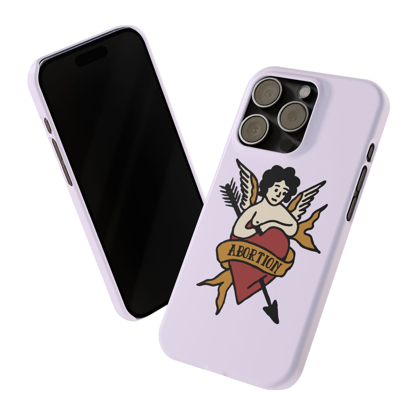 Abortion Vintage Tattoo Art Slim Phone Case - Many iPhone Models Available