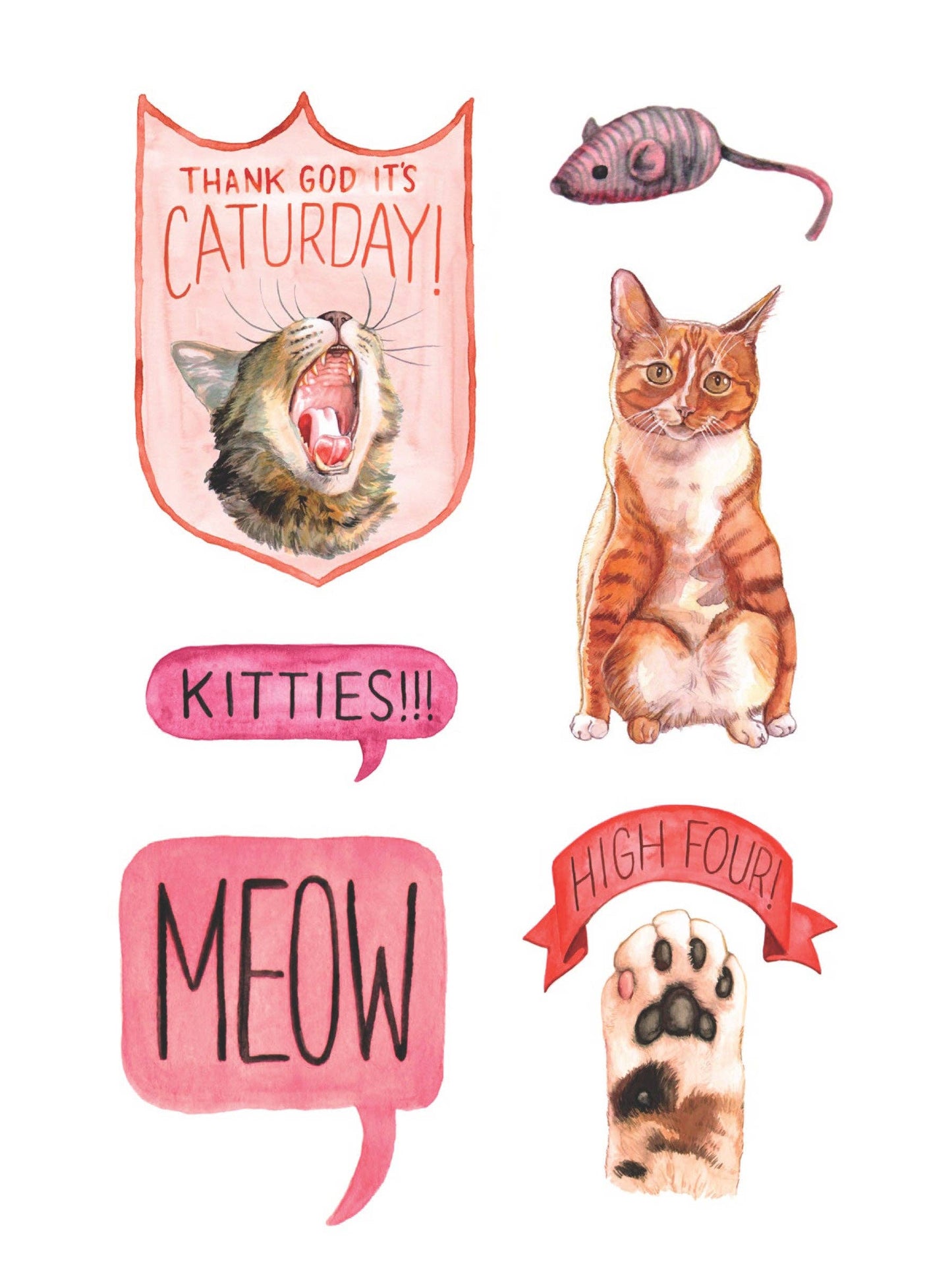 Cat's Meow Sticker Book | 100 Feline Stickers