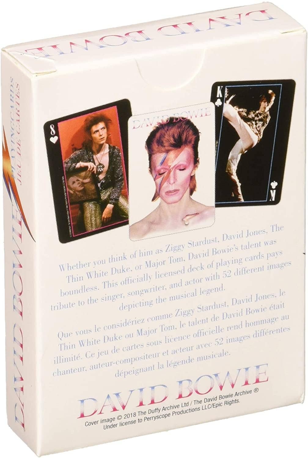 David Bowie Playing Cards | 52 Cards + 2 Jokers-Toynk Toys-The Bullish Store