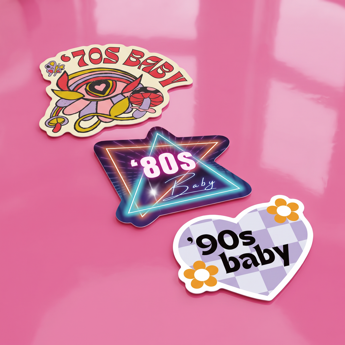 '90s Baby Vinyl Die Cut Sticker-GetBullish-The Bullish Store