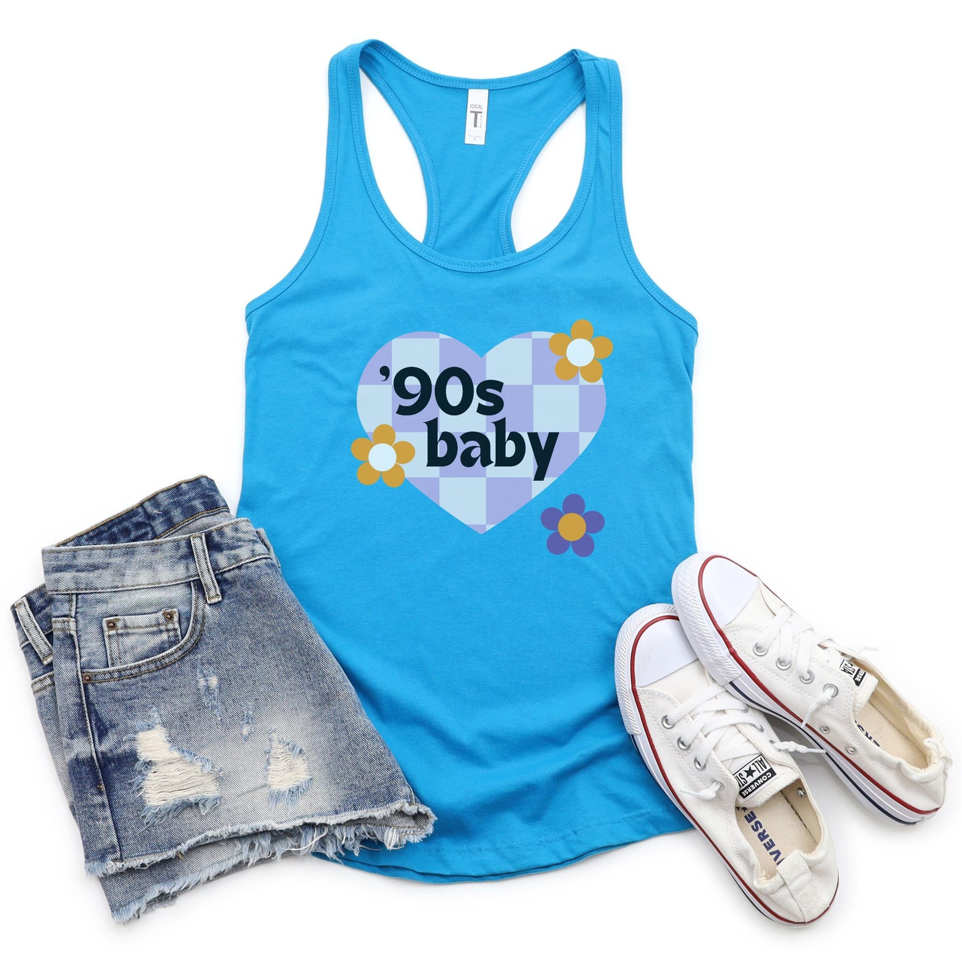 90's Baby Women's Ideal Racerback Tank