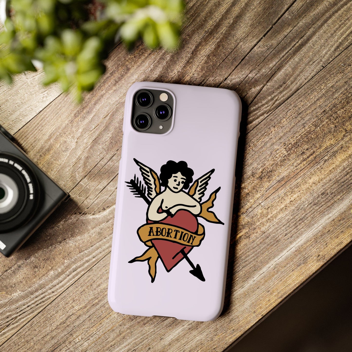 Abortion Vintage Tattoo Art Slim Phone Case - Many iPhone Models Available