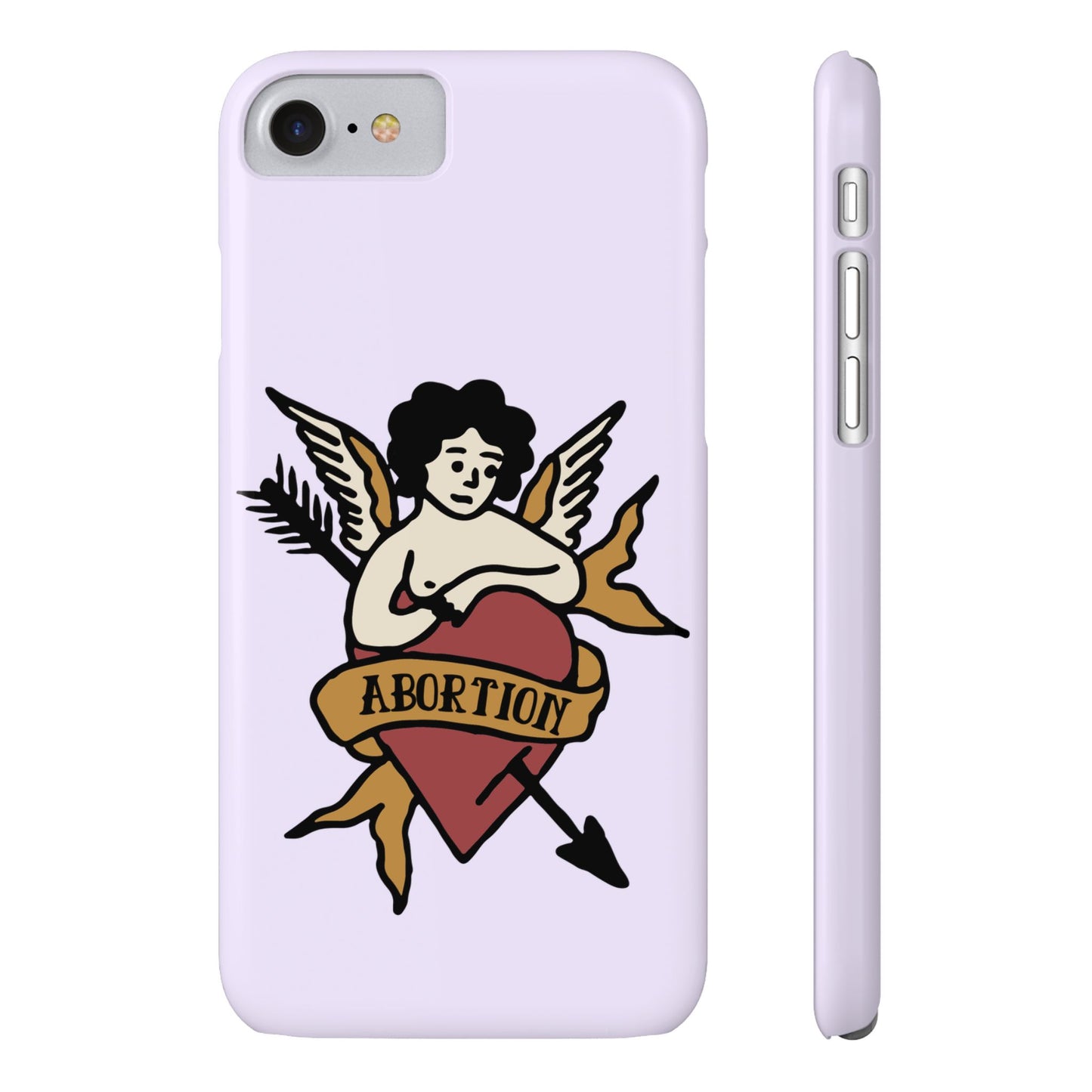 Abortion Vintage Tattoo Art Slim Phone Case - Many iPhone Models Available