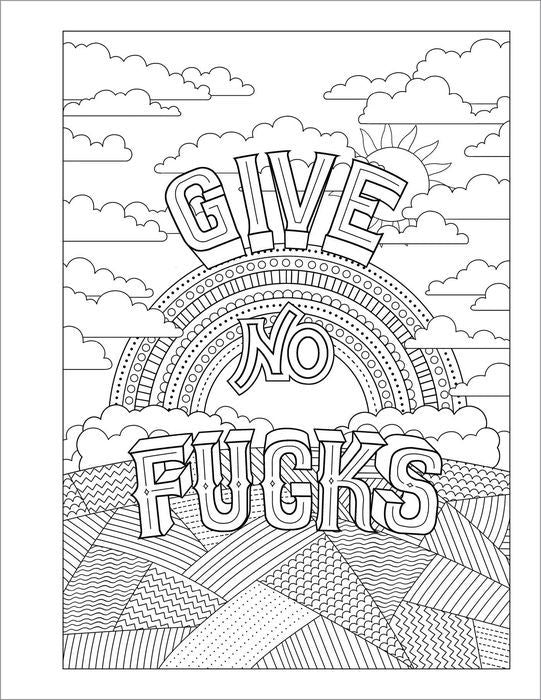 You Are a F-cking Rock Star Adult Coloring Book | Funny Motivational Swear Word Coloring Book