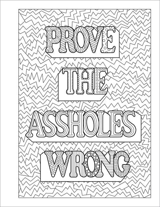 You Are a F-cking Rock Star Adult Coloring Book | Funny Motivational Swear Word Coloring Book