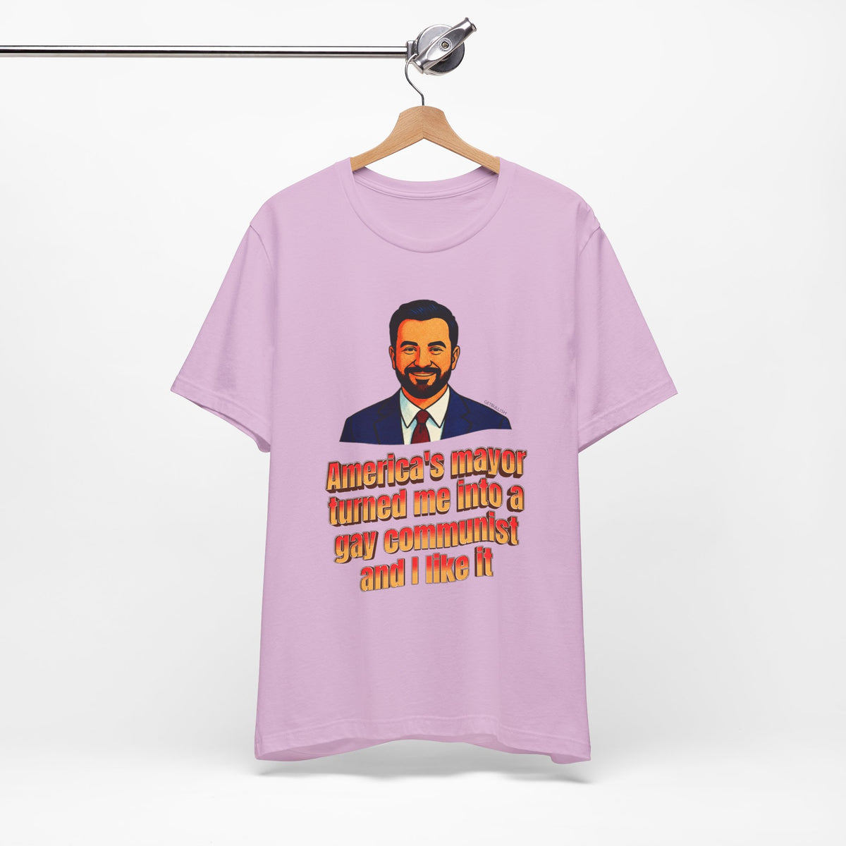 America's Mayor Turned Me Into a Gay Communist and I Like It Mamdani Jersey Short Sleeve Tee [Sizes XS-4XL]