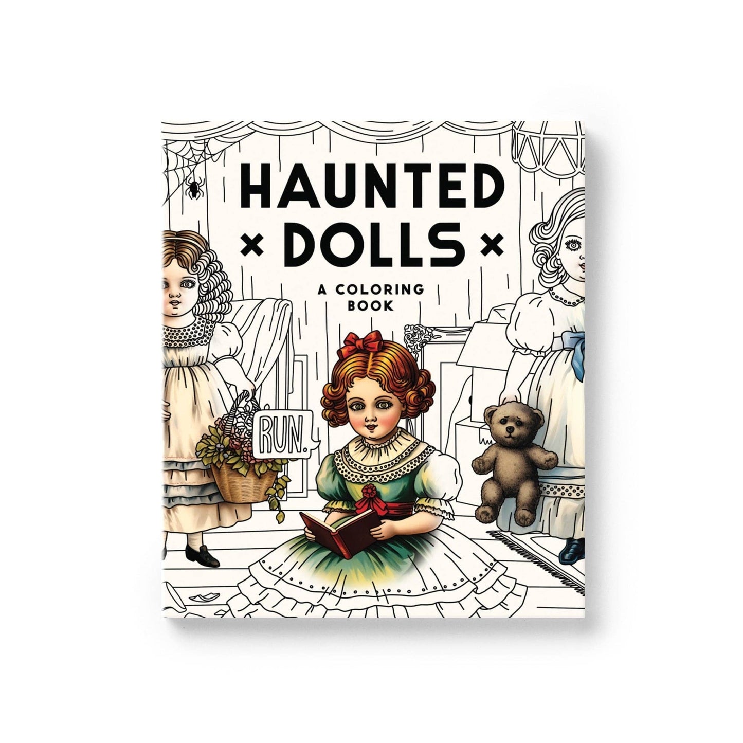 Brass Monkey Haunted Dolls Coloring Book