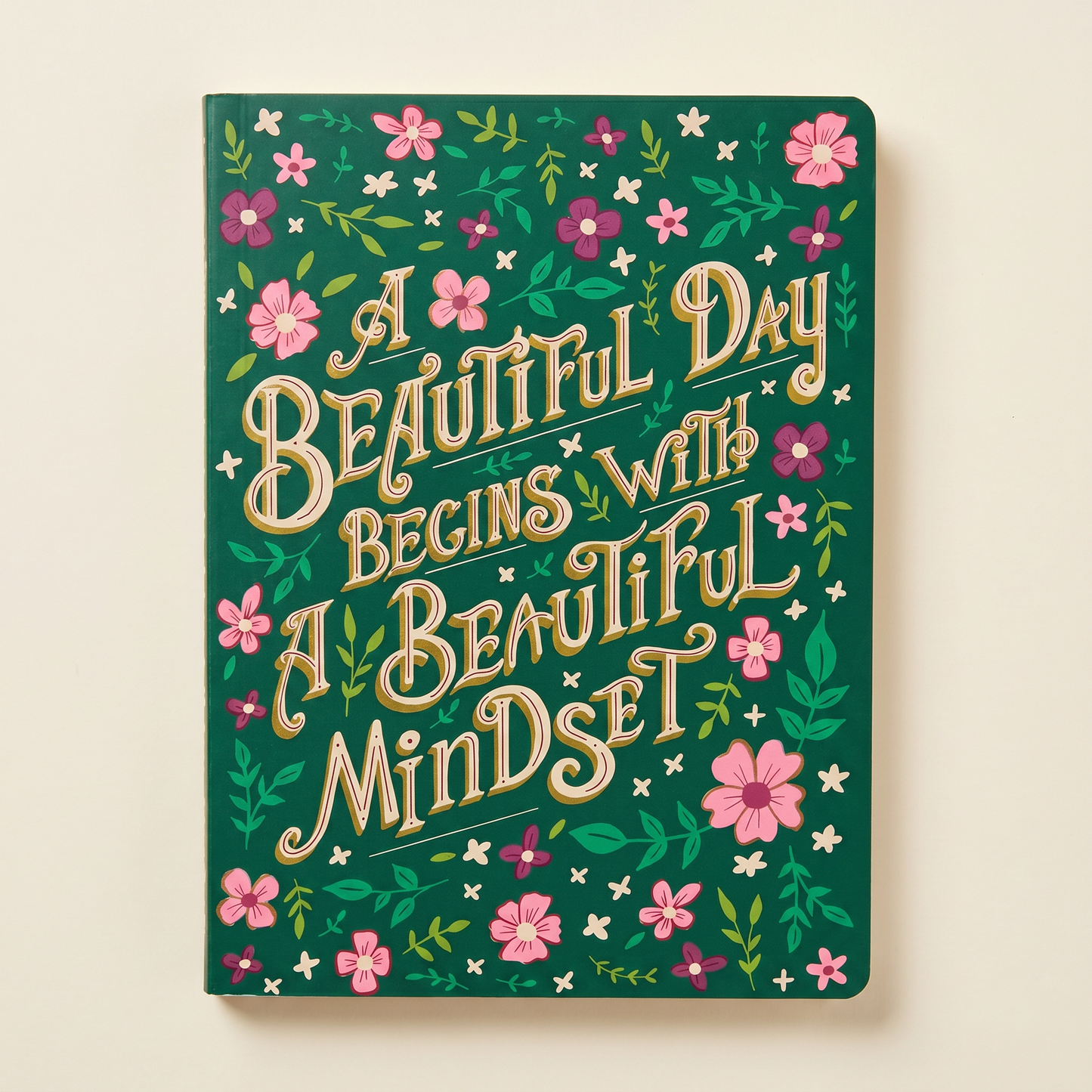 A Beautiful Day Begins With A Beautiful Mind Double-Sided Journal | 160 lined pages