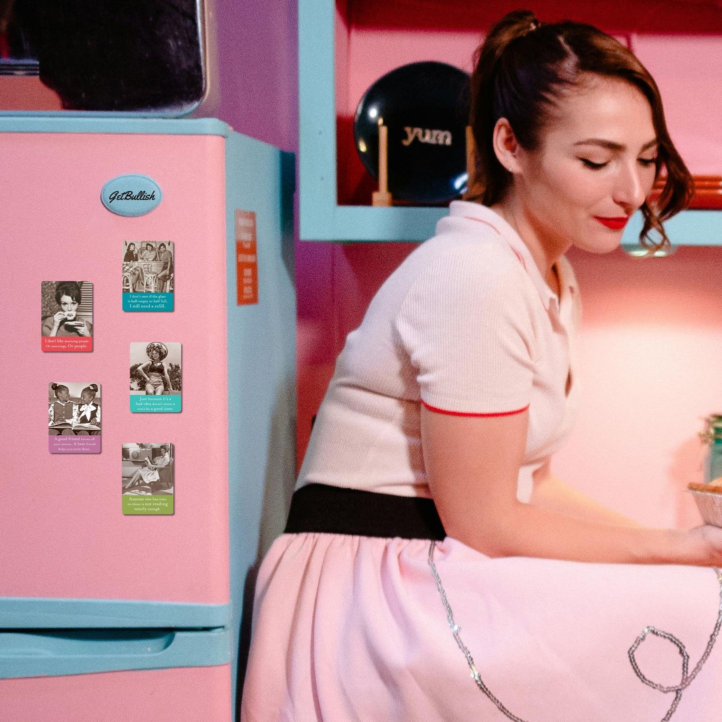 A Best Friend Will Help You Write Them Rectangle Magnet