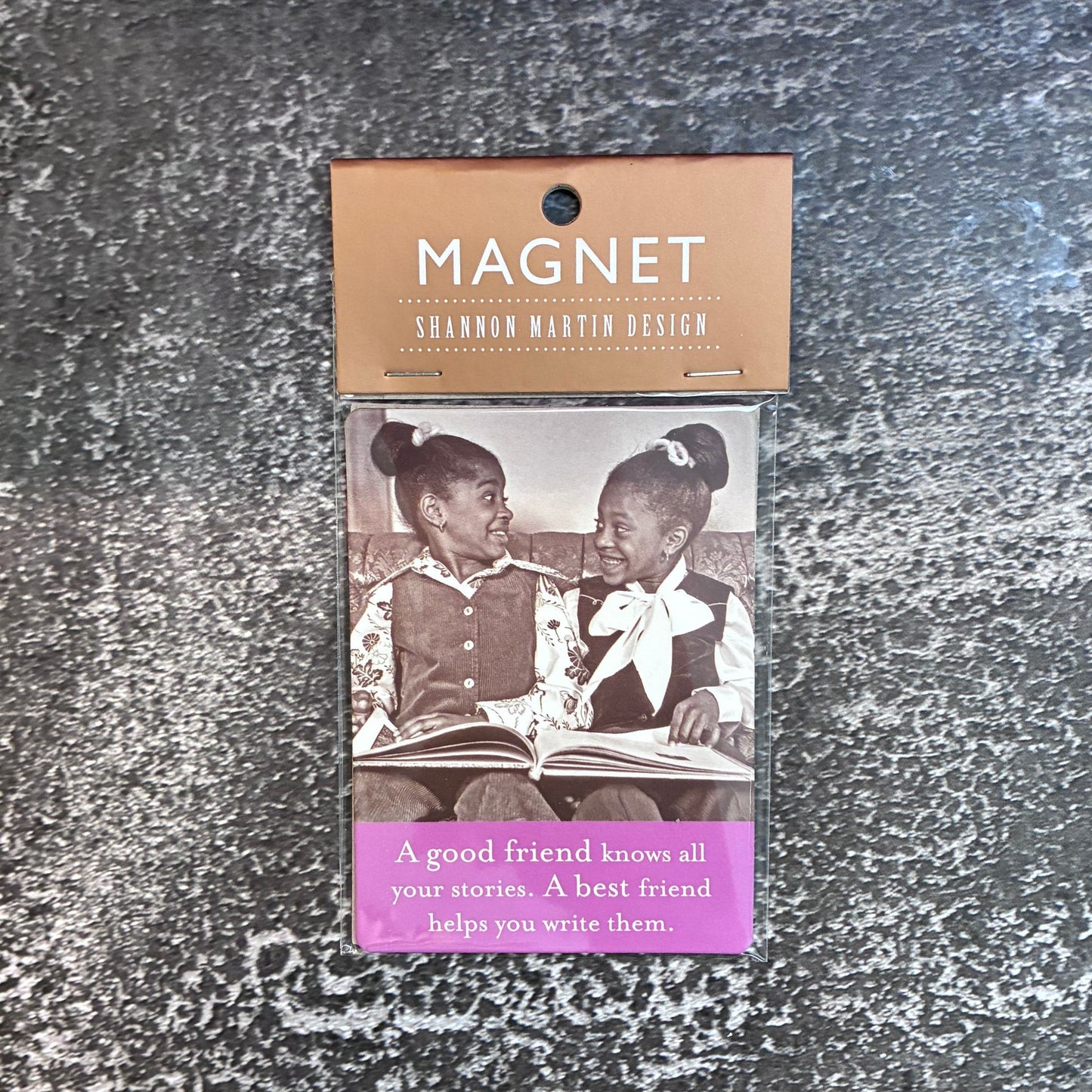 A Best Friend Will Help You Write Them Rectangle Magnet