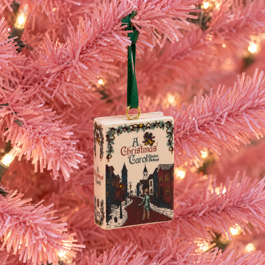 A Christmas Carol Ceramic Book Ornament-Steel Mill and Co.-The Bullish Store