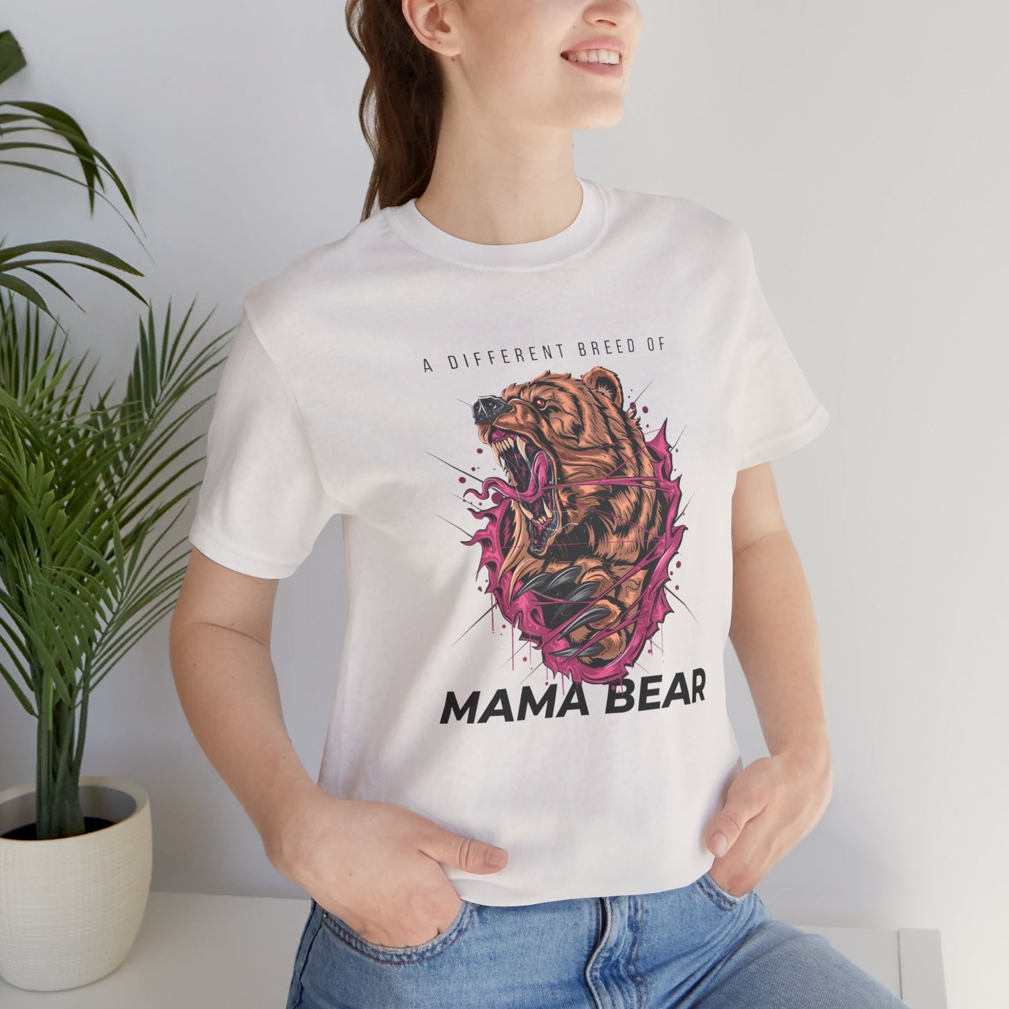 A Different Breed of Mama Bear Unisex Jersey Short Sleeve Tee | Mothers Day