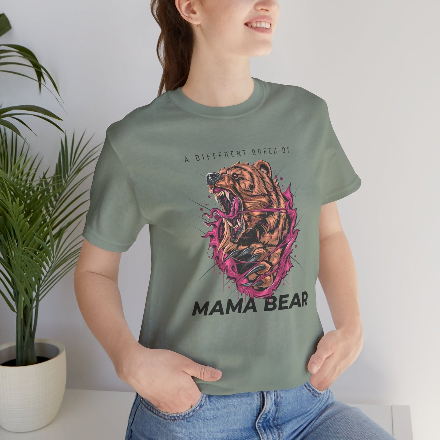 A Different Breed of Mama Bear Unisex Jersey Short Sleeve Tee | Mothers Day