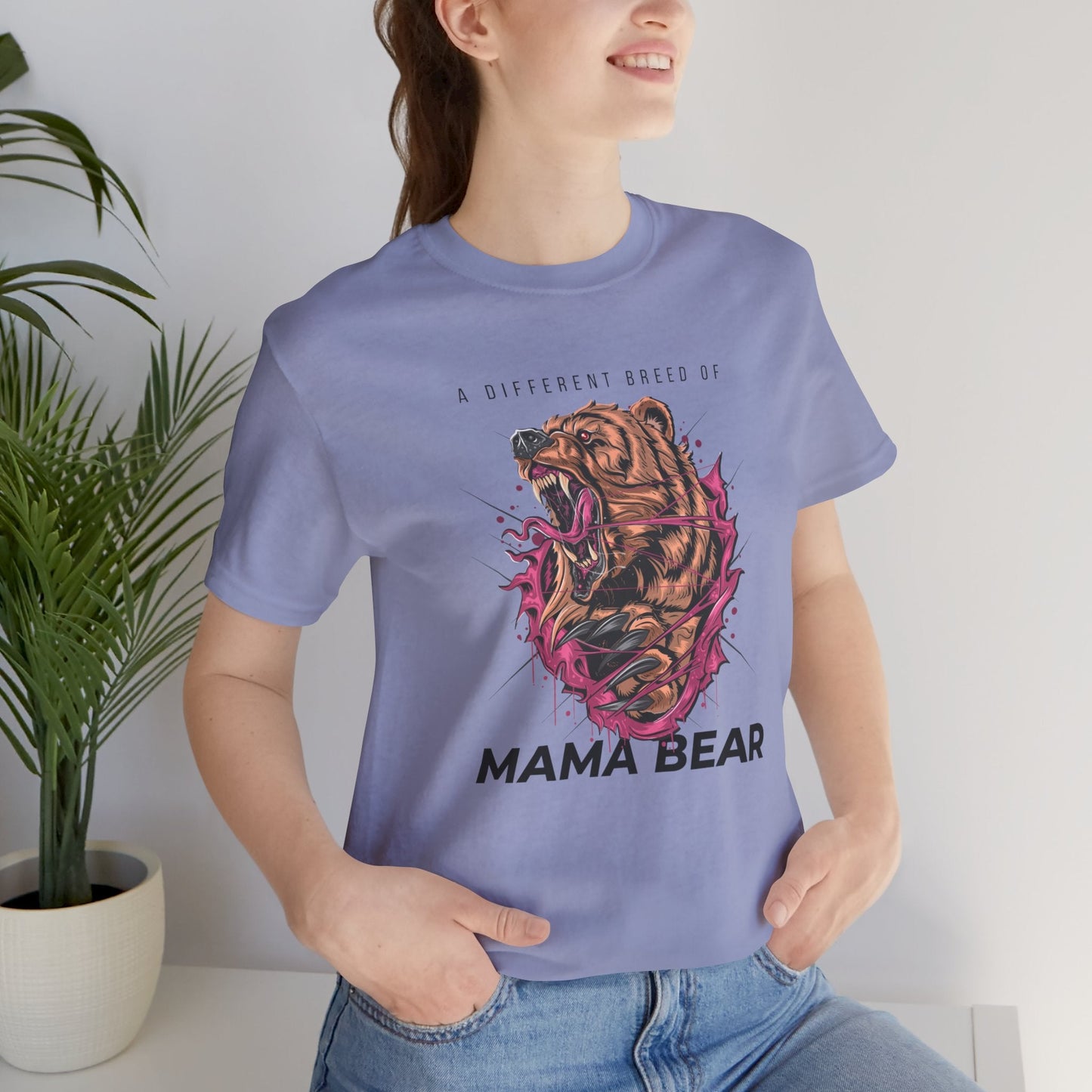 A Different Breed of Mama Bear Unisex Jersey Short Sleeve Tee | Mothers Day